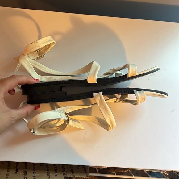 CO COLLECTIONS Asymmetric Sandal in Ivory - 40 - Picture 7 of 8